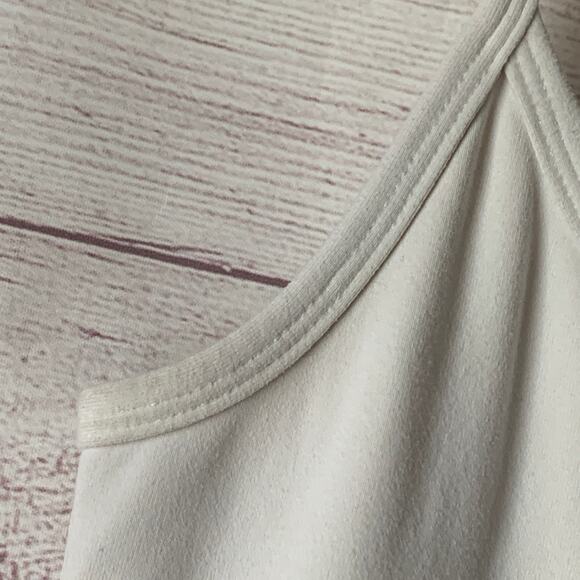 Lululemon White Power Y Tank Top Spaghetti Strap Racerback Built-In Bra - Picture 13 of 16